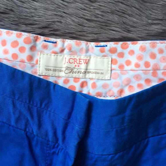 J Crew Factory royal blue chino shorts - Picture 2 of 4